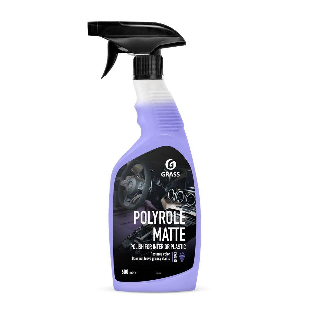 GRASS "POLYROLE MATTE" – POLISH-CURATATOR MAT PENTRU PLASTIC, STRUGURE, 600 ML (110394)
