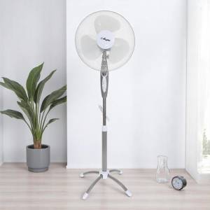 VENTILATOR DE PODEA DE CULOARE CREAM CU SUR MAGTTEC / НАПОЛЬНЫЙ ВЕНТИЛЯТОР В ЦВЕТЕ КРЕМОВЫЙ С СЕРЫМ MAGTTEC