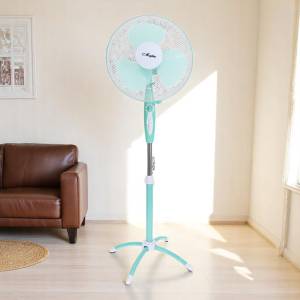 VENTILATOR DE PODEA DE CULOARE VERDE DESCHIS MAGTTEC / НАПОЛЬНЫЙ ВЕНТИЛЯТОР В ЦВЕТЕ СВЕТЛО-ЗЕЛЕНЫЙ MAGTTEC