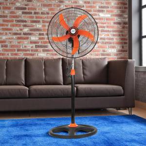 VENTILATOR DE PODEA DE CULOARE NEGRU CU PORTOCALIU MAGTTEC / НАПОЛЬНЫЙ ВЕНТИЛЯТОР В ЦВЕТЕ ЧЕРНЫЙ С ОРАНЖЕВЫМ MAGTTEC