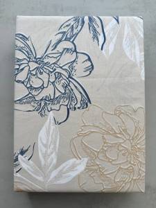 SET LENJERIE DE PAT DIN POPELIN CU IMPRIMEU FLORAL "Kamashi Textile" / КОМПЛЕКТ ПОСТЕЛЬНОГО БЕЛЬЯ ИЗ ПОПЛИНА С ЦВЕТОЧНЫМ УЗОРОМ "Kamashi Textile"