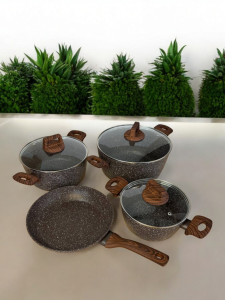 SET DE VASE PENTRU GĂTIT "BAROLY" (7 PIESE) / НАБОР ПОСУДЫ ДЛЯ ГОТОВКИ "BAROLY" (7 ПРЕДМЕТОВ) (1045)