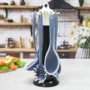 SET DE UTENSILE DE BUCĂTĂRIE DIN SILICON, 7 PIESE / НАБОР КУХОННЫХ ПРИНАДЛЕЖНОСТЕЙ ИЗ СИЛИКОНА, 7 ПРЕДМЕТОВ