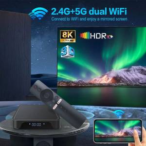 SMART TV BOX ANDROID 14 MEMORIE 2/16GB / Смарт ТВ бокс Android 14 с памятью 2/16 ГБ
