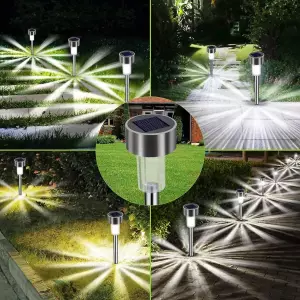 LAMPI SOLARE DECORATIVE PENTRU GRADINA SET 10 BUCATI / САДОВЫЕ СОЛНЕЧНЫЕ СВЕТИЛЬНИКИ НАБОР ИЗ 10 ШТУК (20031)