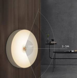LAMPA ROTUNDA CU ACUMULATOR  SI SENSOR DE MISCARE / КРУГЛЫЙ ЛАМПА НА АККУМУЛЯТОРЕ  И ДАТЧИК ДВИЖЕНИЯ