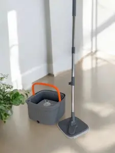 GALETA DE CURATENIE CU SISTEM DE STOARCERE + MOP 360°/ ВЕДРО ДЛЯ УБОРКИ С ОТЖИМОМ + МОП 360