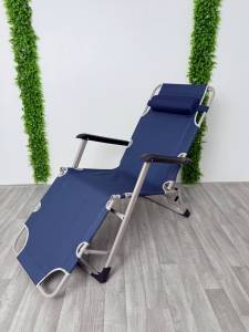 SEZLONG 2 IN 1 CU PERNA DETASABILA IN CULOARE ALBASTRA/ ШЕЗЛОНГ 2 В 1 С СЪЕМНОЙ ПОДУШКОЙ В СИНЕМ ЦВЕТЕ