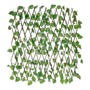 PLASA DECORATIV EXTENSIBIL CU FRUNZE ARTIFICIALE 120 CM / ИСКУССТВЕННАЯ РАЗДВИЖНАЯ ИЗГОРОДЬ С ЛИСТЬЯМИ 120 СМ (0301-1)