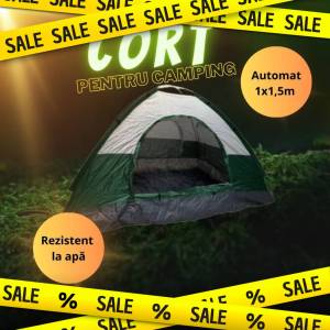CORT AUTOMAT PENTRU CAMPING / АВТОМАТИЧЕСКАЯ ПАЛАТКА ДЛЯ КЕМПИНГА
