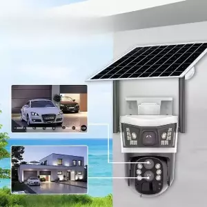 CAMERA DE SUPRAVEGHERE V39 CU PANOU SOLAR 4MP / КАМЕРА ВИДЕОНАБЛЮДЕНИЯ V39 С СОЛНЕЧНОЙ ПАНЕЛЬЮ 4MP (IP-V380-P10)