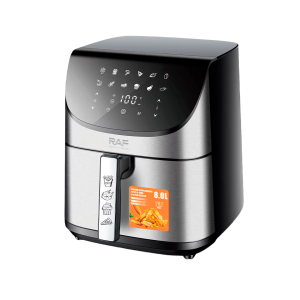 FRITEUZA CU AER RAF 8L 2000W GATIRE SANATOASA FARA EXCES DE ULEI / АЭРОФРИТЮРНИЦА RAF 8L 2000W ЗДОРОВОЕ ПРИГОТОВЛЕНИЕ БЕЗ ЛИШНЕГО ЖИРА (R.5265)