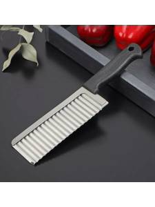 CUTIT DECORATIV PENTRU FRUCTE SI LEGUME CU LAMA ONDULATA / НОЖ ДЛЯ ДЕКОРАТИВНОЙ НАРЕЗКИ ОВОЩЕЙ И ФРУКТОВ (DA0424)