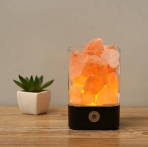 LAMPA CU CRISTALE DE SARE / СОЛЕВАЯ ЛАМПА С КРИСТАЛЛАМИ (JA2803)