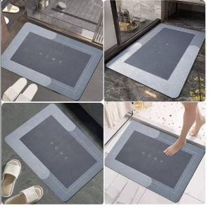 COVOR DE BAIE ANTIDERAPANT,SUBSTRAT ABSORBANT SI USCARE RAPIDA,USOR DE CURATAT,DREPTUNGHIULAR ( ALBASTRU-GRI) /  ПРОТИВОСКОЛЬЖАЮЩИЙ КОВРИК ДЛЯ ВАННОЙ, ВГОРЯЩИЙ ПОДЛОЖКУ, БЫСТРОСЫХАЮЩИЙ, ЛЕГКО ЧИСТЫЙ, ПРЯМОУГОЛЬНЫЙ ( СЕРО-ГОЛУБОЙ)