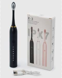 PERIUTA DE DINITI ELECTRICA X-3 IPX7 (NEAGRA) / ЭЛЕКТРИЧЕСКАЯ ЗУБНАЯ ЩЕТКА X-3 IPX7 N (ЧЕРНАЯ)