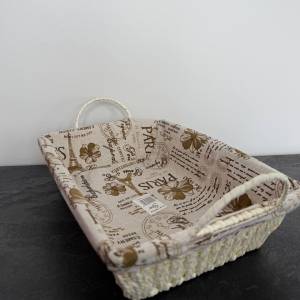 COS TEXTIL DECORATIV PENTRU SERVIRE / ДЕКОРАТИВНАЯ ТЕКСТИЛЬНАЯ КОРЗИНА ДЛЯ ПОДАЧИ (AJ1922-2)
