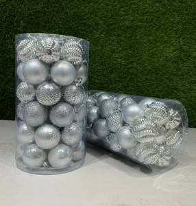 SET GLOBURI DE CRACIUN  6cm*41 BUC/НАБОР НОВОГОДНИХ ШАРОВ 6см*41 ШТ