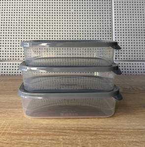 CASEROLA SET 3buc 1,1L / КОНТЕЙНЕР НАБОР 3штук 1,1Л