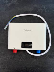 INSTANT ELECTRIC WATER HEATER TOPWORK 5500W CU DUS /  ЭЛЕКТРИЧЕСКИЙ ПРОТОЧНЫЙ ВОДОНАГРЕВАТЕЛЬ TOPWORK 5500W С ДУШЕМ