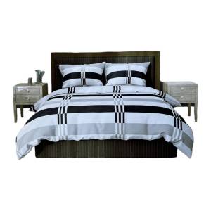 SET LENJERIE DE PAT DIN BUMBAC BIAZ – PENTRU PAT DUBLU / КОМПЛЕКТ ПОСТЕЛЬНОГО БЕЛЬЯ ИЗ БЯЗИ – ДВУСПАЛЬНЫЙ (004244)