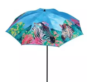 UMBRELA DE PLAJA ZEBRA 200 CM / ЗОНТ ДЛЯ ПЛЯЖА ЗЕБРА 200 СМ (OM-433854)