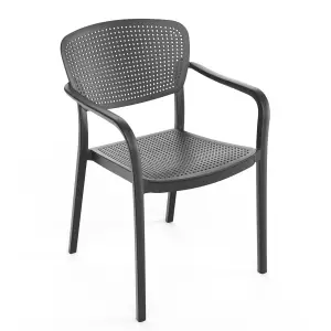 SCAUN PLASTIC JAZZ GRI / ПЛАСТИКОВЫЙ СТУЛ JAZZ СЕРЫЙ (7070AN)