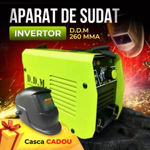 APARAT DE SUDAT INVERTOR D.D.M  260 MMA / ИНВЕРТОРНЫЙ СВАРОЧНЫЙ АППАРАТ Д.Д.М.260 ММА