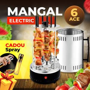 MANGAL ELECTRIC CU 6 ACE / ЭЛЕКТРИЧЕСКАЯ ГРИЛЬ С 6 ИГЛАМИ
