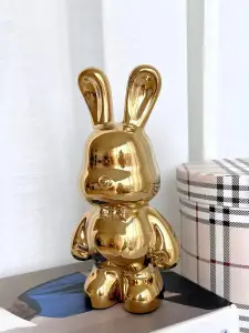 FIGURINA IEPURAS – DECOR SI PUSCULITA / ФИГУРКА ЗАЙЧИК – ДЕКОР И КОПИЛКА (017207)
