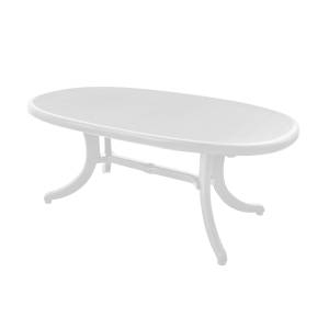 MASA PLASTIC ORLANDO 140 CM ALB / ПЛАСТИКОВЫЙ СТОЛ ORLANDO 140 CM БЕЛЫЙ (7105A)