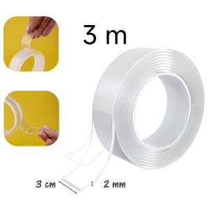 BANDA DIN SILICON TRANSPARENT DUBLU ADEZIV IVY GRIP 3 M / ПРОЗРАЧНАЯ СИЛИКОНОВАЯ ЛЕНТА IVY GRIP ДВОЙНАЯ КЛЕЙКА 3 М