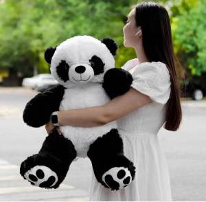 JUCARIE MOALE PANDA 75cm / МЯГКАЯ ИГРУШКА ПАНДА 75см
