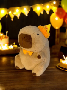 JUCARIE DE PLUS 20 CM «CAPIBARA HAPPY BIRTHDAY» / МЯГКАЯ ИГРУШКА 20 СМ «КАПИБАРА HAPPY BIRTHDAY» (999)