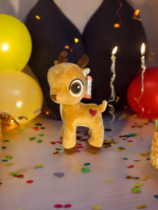 JUCARIE DE PLUS 30 CM «CERB MIC» / МЯГКАЯ ИГРУШКА 30 СМ «ОЛЕНЁНОК МАЛЕНЬКИЙ» (103)