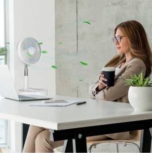 VENTILATOR VERTICAL PORTATIV CU  PICIOR SI ACUMULATOR / ПОРТАТИВНЫЙ ВЕРТИКАЛЬНЫЙ ВЕНТИЛЯТОР С  НОЖКА И АККУМУЛЯТОР