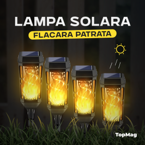 LAMPA SOLARA FLACARA PATRATA / СОЛНЕЧНАЯ ЛАМПА С КВАДРАТНЫМ ПЛАМЕНЕМ