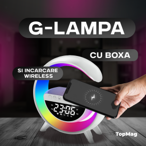 G-LAMPA CU BOXA SI INCARCARE  WIRELESS /G-LAMP С ДИНАМИКОМ И ЗАРЯДКОЙ БЕСПРОВОДНАЯ