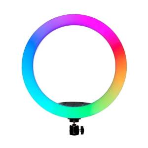 Lampă LED inel RGB MJ26 (26cm)/RGB светодиодная кольцевая лампа MJ26 (26см)