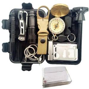 Kit de supraviețuire cu 10 articole/Набор для выживания из 10 предметов