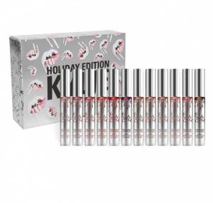 Luciu de buze mat Kylie Holiday Edition 12 nuanțe/Матовый блеск для губ Kylie Holiday Edition, 12 оттенков