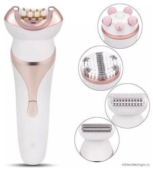 Epilator fără fir pentru femei Kemei KM-296 4 în 1 /Kemei KM-296 Беспроводной эпилятор 4 в 1 для женщин