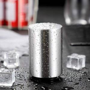 Deschizător automat de sticle magnetic metalic/Автоматическая металлическая магнитная открывалка для бутылок.