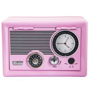 Cutie de bani Seif cu cheie metal pentru copii Metal Safe Radio/Копилка Сейф с металлическим ключом для детей Металлический сейф Радио