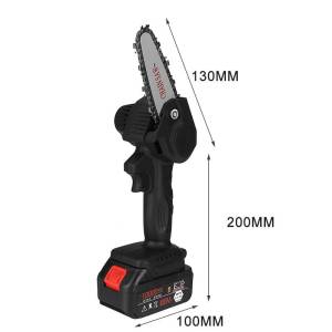 Mini ferăstrău pentru tăierea copacilor și tăierea lemnului de foc Mini ferăstrău electric cu lanț 24V/Мини-пила для резки деревьев и распиловки дров Мини-электрическая бензопила 24 В