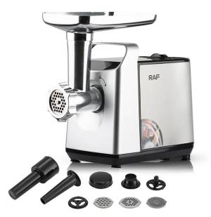 Masina de tocat carne electrica cu corp metalic RAF R3396 1200 W/Электрическая мясорубка с металлическим корпусом RAF R3396 1200 Вт