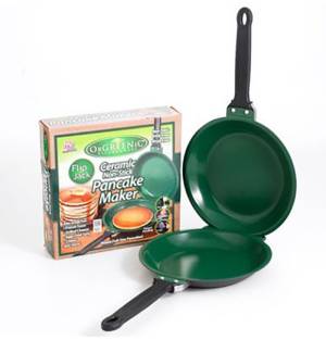 Tavă ceramică cu două fețe pentru clătite /Двусторонняя керамическая форма для блинов.