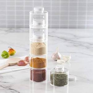 Set pentru condimente Spice Tower 6 buc/Набор для специй Spice Tower 6 шт.
