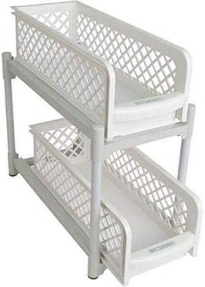 Organizator pentru sertare portabile pentru coșuri cu 2 niveluri/Портативный органайзер для двухъярусных корзин