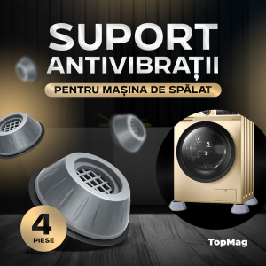 Set 4 picioruse antivibratii, anti-zgomot si antiderapante, cauciuc natural pentru masina de spalat, uscator sau frigider/Набор из 4 антивибрационных, шумоизоляционных и противоскользящих ножек из натурального каучука для стиральной машины